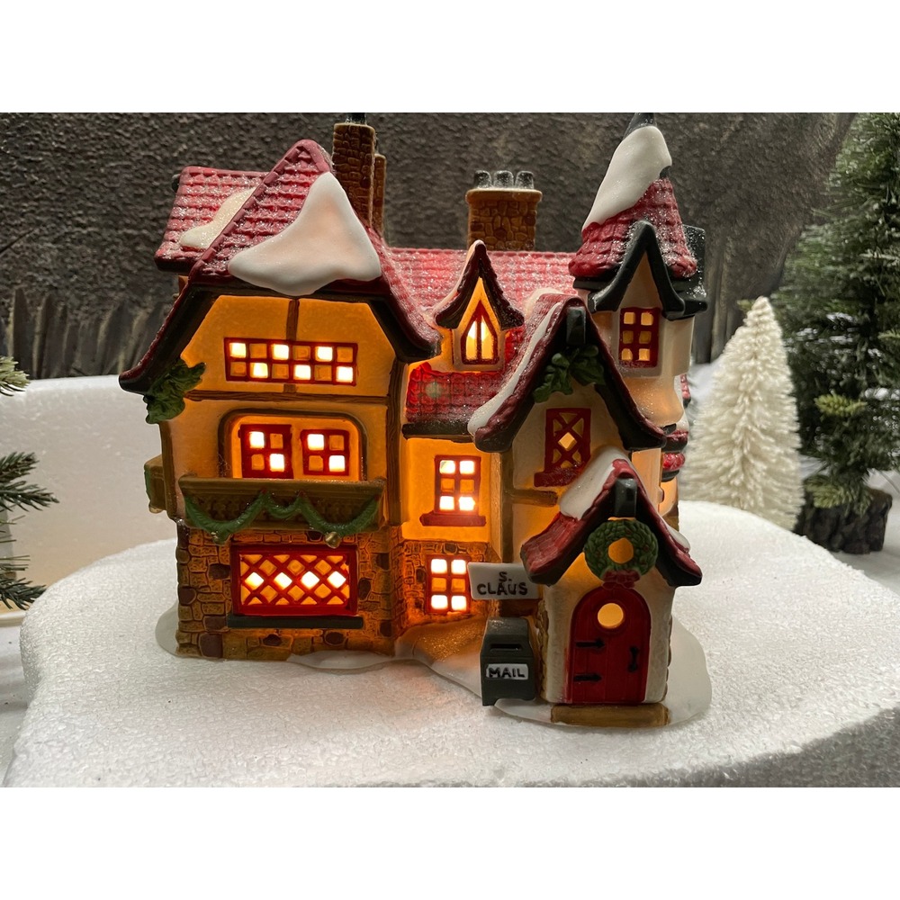 Dept 56 North Pole Series SANTA'S WORKSHOP Heritage Village #5600-6 Vintage 1990